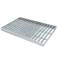 Precio de Fábrica Rejilla de Acero Galvanizado para Cubierta de Drenaje 32X5 Soldada y Cortada Estándar EN para Materiales de Construcción Metálicos para Exteriores