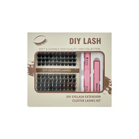 Cils synthétiques Tacana à 12 rangées, volume naturel, recourbés, bande complète, faits à la main, bande fine, maquillage
