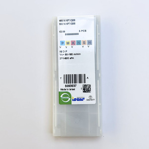 Chính Hãng chính hãng iscar 16IR 14 NPT ic908 Chất lượng cao công cụ chuyển tialn tráng 55 độ cứng thép không gỉ gang - Product Image 2