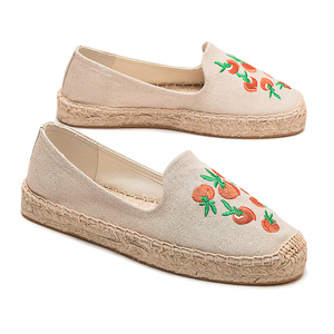 Mocassins Espadrilles Respirants Antidérapants pour Femmes avec Décoration Florale, Bout Fermé, Semelle Épaisse, Chaussures Décontractées Tendance à Enfiler - Product Image 6