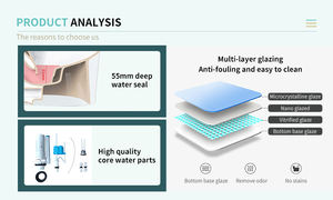 Inodoro de Dos Piezas de Alta <span class=keywords><strong>Calidad</strong></span>, Color Blanco, <span class=keywords><strong>Precio</strong></span> Económico, Fabricado en China en <span class=keywords><strong>2022</strong></span> - Product Image 2
