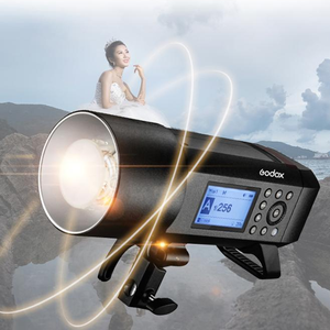 Flash portable <span class=keywords><strong>Godox</strong></span> <span class=keywords><strong>AD400</strong></span> <span class=keywords><strong>Pro</strong></span> sans fil TTL HSS avec batterie Li-ion pour la photographie de terrain - Product Image 2