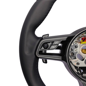 Volante de Cuero para Porsche Panamera 970 971 GTS Cayenne 957 958 Turbo Macan 95B 911 991 997 Caymen 982 - Product Image 4