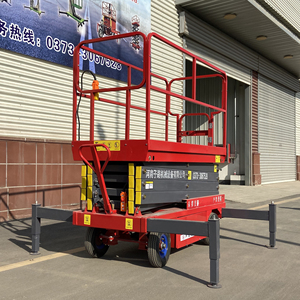 Nền tảng trên không 6M 8M 10m 12M 14m lực kéo skylift di động nâng lên giàn giáo 500kg thủy lực Scissor Lift - Product Image 6