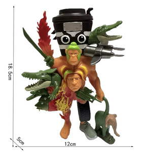 Figuras DE ACCIÓN DE Tung Sahur de 18cm, combinación de Boss Fusion Monster, figura de Anime, modelo de juguetes, colección de decoración, juguete divertido - Product Image 3