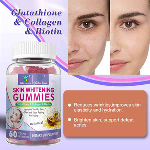 Gomitas Blanqueadoras de Piel Winstown con Glutatión, Colágeno y Vitamina C, para Aclarar la Piel, Hidratar y Reducir Manchas Oscuras, Suplemento de Belleza - Product Image 4