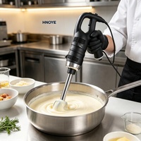 Blender Imersi Komersial Tugas Berat 650W Mixer Tongkat Tangan dengan Batang Stainless Steel Panjang