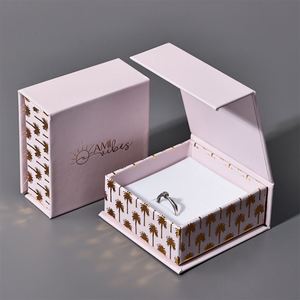 Custom logo Small <b>Jewelry</b> Paper Packaging Gift <b>Box</b> <b>Girls</b> Earring <b>Jewelry</b> Luxury Packing Magnetic Storage <b>Box</b> - Product Image 3