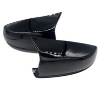 JDMotorsport88 2 piezas Cubiertas de Espejo Retrovisor en Negro Brillante ABS para BMW Serie 5 F10 F18 M5 2011-2013