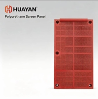 Plaque de tamisage modulaire linéaire en polyuréthane pour déshydratation, récupération de sable fin, tamis résistant à l'usure, marque Huayan, pour utilisation dans l'exploitation minière, Shandong