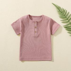 T-shirts et polos à manches courtes en gros pour enfants (garçons et filles), hauts et sous-vêtements pour bébés, vêtements pour enfants - Product Image 6