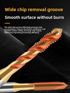 Maschiatura a spirale giapponese standard con cobalto e rivestimento in titanio <span class=keywords><strong>per</strong></span> filettature fini in acciaio inossidabile specializzato - Product Image 5