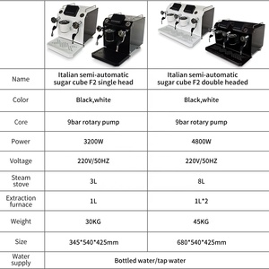 Máquina de Café Espresso Semiautomática Comercial Económica de Doble Cabezal para Cafetería y Tienda de Té de Burbujas BS-sm - Product Image 5