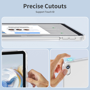 Étui transparent antichoc avec airbag pour tablette <span class=keywords><strong>iPad</strong></span> Air 11, Air <span class=keywords><strong>5</strong></span>, 4, Pro 11, <span class=keywords><strong>iPad</strong></span> 10e, 11e génération (A16), <span class=keywords><strong>iPad</strong></span> 9e, 8e, 7e génération 10,2 pouces - Product Image 3