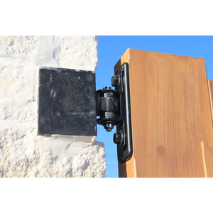 Giá cả cạnh tranh giải pháp tự động nhôm đường lái xe cửa cho biệt thự gỗ sơn bất động sản cổng - Product Image 6