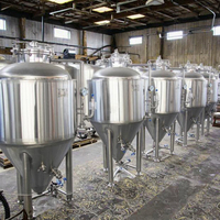Cuve de Fermentation 100-500L en Acier Inoxydable SUS304 pour Brasseur Domestique, avec Enfouissement Thermique et Réservoir sous Pression pour la Bière, Longue Durée de Vie