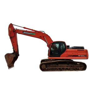 Miniexcavadora de orugas DOOSAN DX300LC usada, original, en buen estado, bajas horas de trabajo con motor de núcleo, motor de bomba Daewoo - Product Image 1
