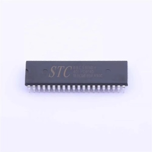 การทดสอบต้นฉบับใหม่ผ่านการรับรองแล้ว รับประกัน 1 ปี STC89C58RD + 40I-PDIP40 - Product Image 1