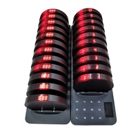 Système d'appel sans fil pour clients de restaurant : 22 bipeurs Coaster avec vibration et flash pour la gestion des files d'attente en aire-restaurant