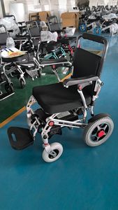 Silla de ruedas eléctrica de aleación de aluminio Silla de ruedas eléctrica portátil Silla de ruedas completa - Product Image 3