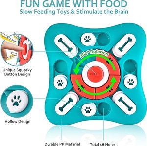 Jouets d'enrichissement pour <span class=keywords><strong>chiens</strong></span> avec distributeur de friandises, entraînement IQ, stimulation cérébrale, jouets interactifs stimulants pour chiots, chats et <span class=keywords><strong>chiens</strong></span> - Product Image 5
