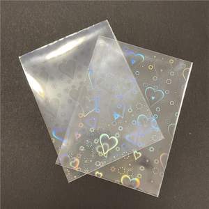 Fundas holográficas con forma de corazón para tarjetas, Protector de tarjetas para Kpop/Idol/TCG/CCG, tamaño estándar - Product Image 2
