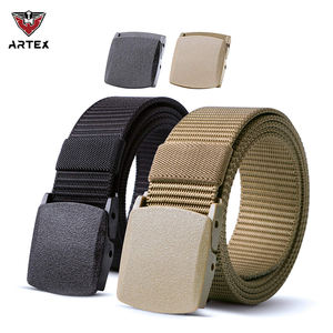 Cinturón Táctico de Nylon para Hombre, Cinturón de Lona para Exteriores con Hebilla de Liberación Rápida de Plástico, Cinturón de Trabajo Resistente - Product Image 1