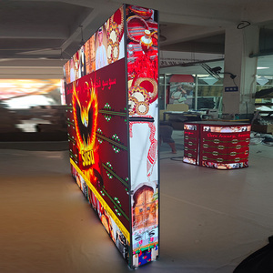 10x8ft Stoff Pop-up Display Banner Stand Messestand Hintergrund Medienwand Fotobox Pop-Display Pop-up Banner LED Leuchtkasten - Product Image 3