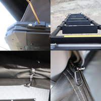 Tente de toit rigide à coque pour voiture, idéale pour les voyages d'aventure et les expéditions, avec auvent, la meilleure tente de toit économique