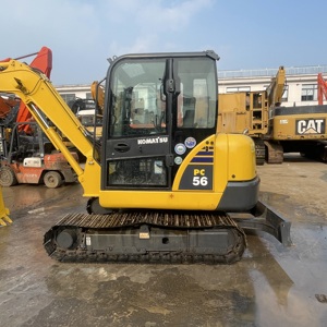 Miniexcavadora KOMATSU PC56 Usada, Excavadora Hidráulica de 5.6 Toneladas, Maquinaria de Construcción - Product Image 1