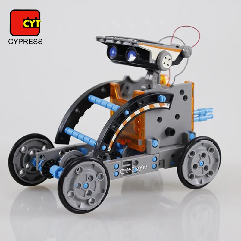 12 In 1 Solar Robot Toys Kit DIY Building Educational STEM Science Toys Solar Robot Experiment Set