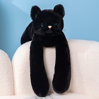 Jouets en peluche lestés personnalisés jouets en peluche pour chat simulés chat long lestés chat en peluche chonky