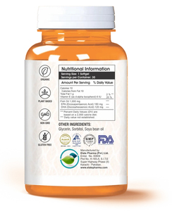 โอเมก้า-3 ซอฟต์เจล EPA DHA ได้รับการรับรองฮาลาล อาหารเสริม 30 แคปซูล ช่วยสนับสนุนการตอบสนองต่อการอักเสบตามธรรมชาติ บำรุงหัวใจและสมอง - Product Image 2