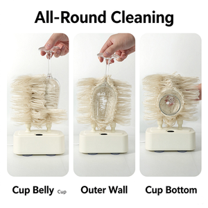 Mini Electric Glass <b>Washing</b> Machine Home Cup Polisher Wine Glass Cleaning Device - Product Image 2