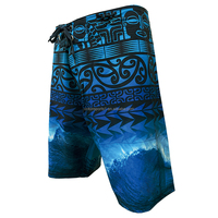 Shorts de bain pour hommes personnalisés avec logo, sublimation, anti-UV, respirants, séchage rapide, avec poches, pour la plage et le surf