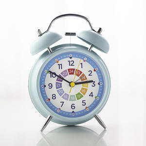 Réveil électronique pour enfants et étudiants, éducation précoce, sonnerie super forte, <span class=keywords><strong>veilleuse</strong></span>, double cloche, lumière arc-en-ciel, design moderne - Product Image 4