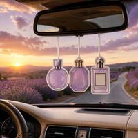 Désodorisant longue durée en papier de coton éliminant les odeurs pour voiture, avec sachet à évaporation naturelle pour l'intérieur de l'auto et les placards