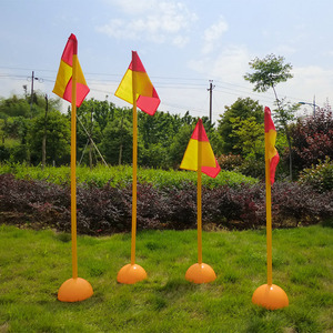 Drapeaux d'angle pliables de style classique pour terrain de football et de football 1m 1.5m de hauteur pour terrain de sport - Product Image 6