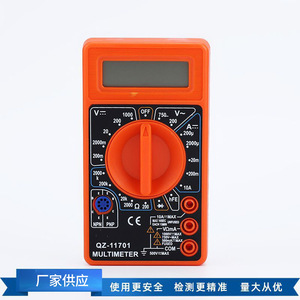 QZ-11701 มัลติมิเตอร์แบบดิจิตอล 3 หลัก 1000V DC 10A AC DC การวัดแรงดันไฟฟ้า ใช้ในบ้าน - Product Image 5