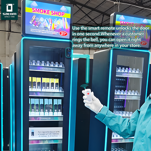 Vetrina per Tabacco Satom 50m con Telecomando, Luci LED e Ripiani Regolabili - Product Image 4