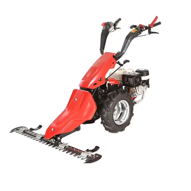 Hongyue Italy technical Multi-purpose two wheel tractor walk behind sickle bar mower