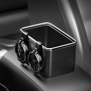 Universal Car Armrest <b>Storage</b> Box Organizer with Cup Holder for Paper Towels Cellphones Water Cup Drink - Product Image 4