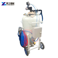 Machine de sablage sans poussière portable avec pompe et compresseur d'air pour la stérilisation/désinfection et le nettoyage