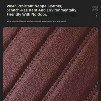 Tapis de sol de voiture en cuir Nappa XPE sur mesure, imperméables, antidérapants, entièrement enveloppants, accessoires intérieurs de voiture