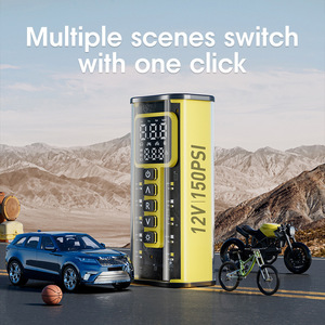 Portable Smart Car Tire Inflator 6000mAh LCD Display <b>12V</b> Electric <b>Pump</b> For Cars And Tires - Product Image 3