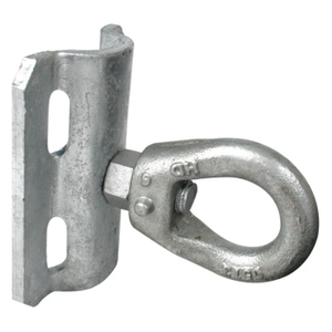 Supports de câble à double <span class=keywords><strong>suspension</strong></span> de type boulon en acier galvanisé argenté DSB, pince de <span class=keywords><strong>suspension</strong></span> de câble, fixation pour poteau - Product Image 3