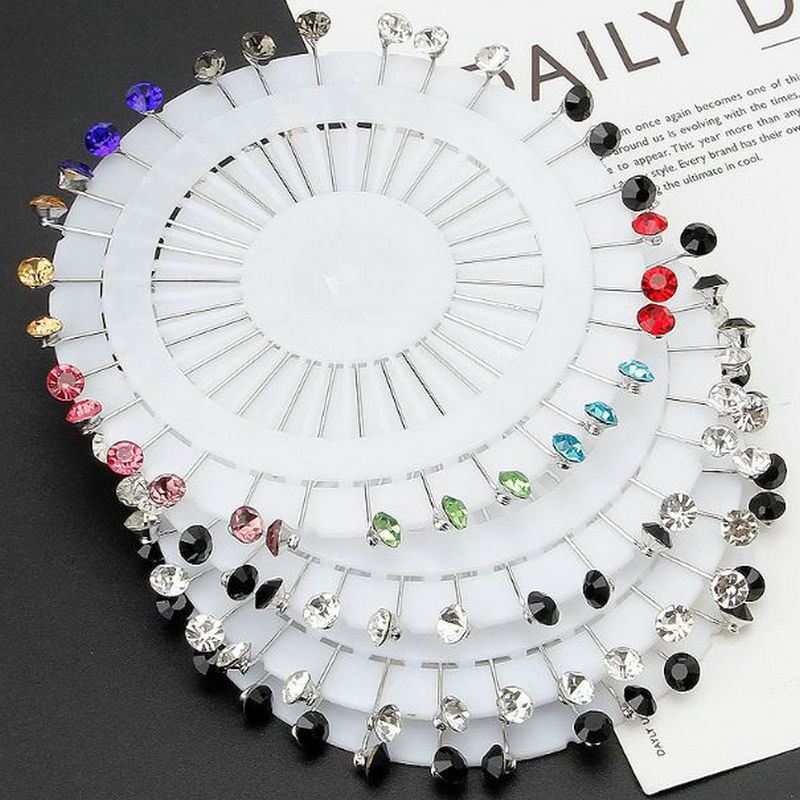 Diamond Hijab Pins Elegant Accessories for Muslim Women