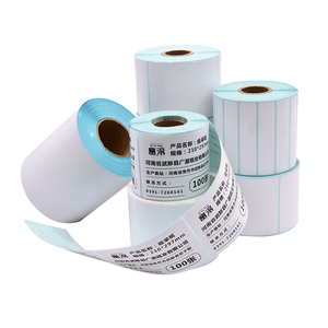 Tùy Chỉnh Trực Tiếp Trống Sticker 40Mm 50Mm 60Mm 70Mm 80Mm Mẫu Nhiệt In Ấn Tổng Hợp Cuộn Vận Chuyển Nhãn Cho Mã vạch - Product Image 5