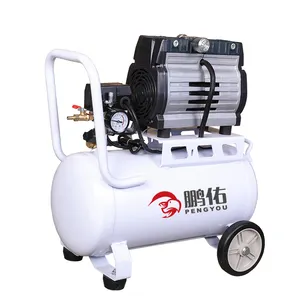 Motor de compresión de bomba de aire de pistón de compresor de aire sin aceite para carpintería y pulverización de pintura