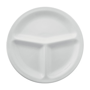 จาน Saturnia Napoli 2 ช่อง ขนาด 30 ซม. อุปกรณ์ร้านอาหาร ภาชนะจัดเลี้ยง ขายส่ง - Product Image 1